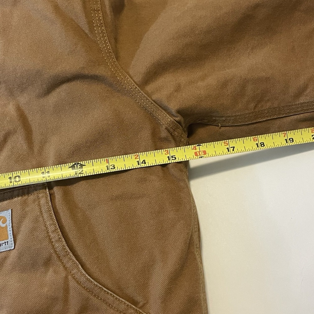 Carhartt Jacket Hooded Quilt Lined Canvas Work Wear Kids Youth XS - Picture 11 of 16